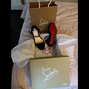 Brand New Christian Louboutin s 36 “Lata 60 Calf” black